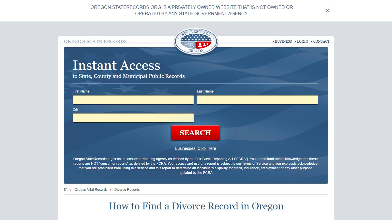 How to Find a Divorce Record in Oregon - Oregon State Records